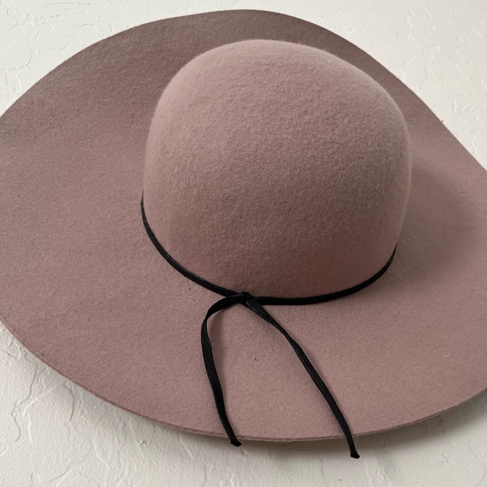 BP Nordstrom Felt Hat Dusty Rose